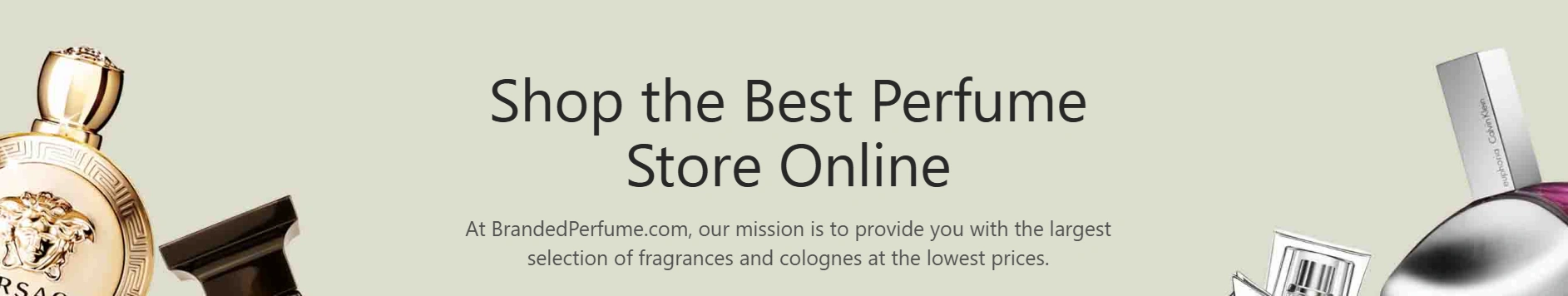 Branded Perfume code discount coupon banner