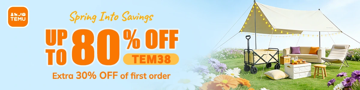 Temu Discount Code Banner Today
