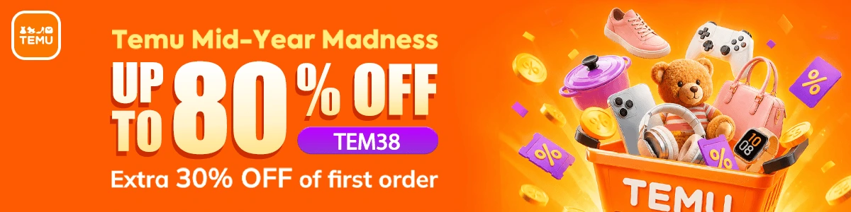 Temu Discount Code New Banner