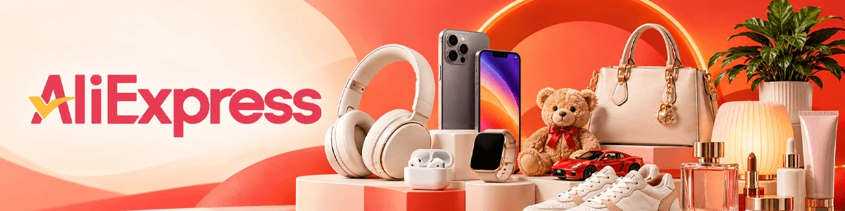 AliExpress discount code banner